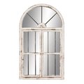 Perfectpillows 42 in. Arched Window Wall Mirror PE727893